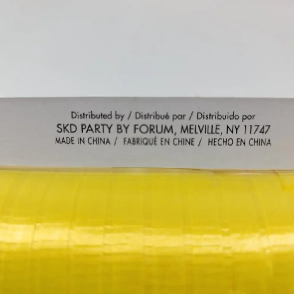 Lot of 5 Curling Ribbon Spools Rolls 3/16 in New Partial Pink Blue Yellow White